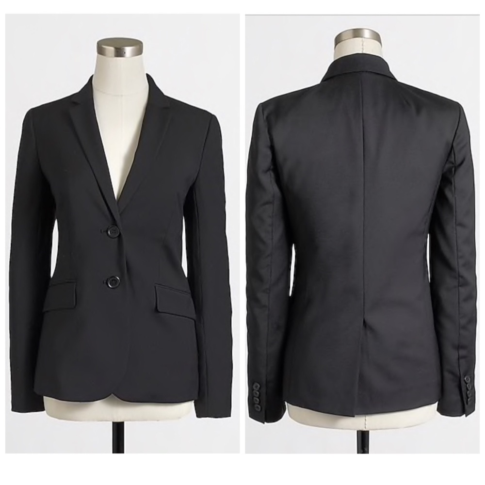 J. Crew Petite suiting blazer in lightweight wool